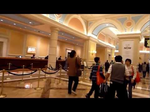 Venetian Hotel, Macau - lobby to the hotel suite (Olyvia33's Travel Vlog)