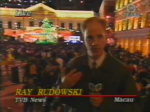 Ray Rudowski TVB News Macau Handover Live Blooper Dec 19 1999 Grace Under Pressure