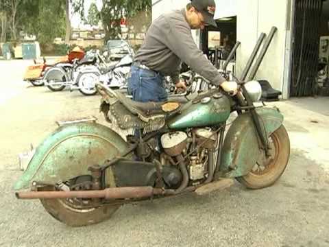 1948 Indian Chief motorcycle comes back to life after 40 years