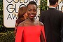 Lupita Nyong
The 12 Years a Slave actress stuns in a ‘60s-inspired crimson cape dress by Ralph Lauren – not bad for an awards show first timer!