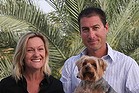 Marcus Lee and his wife, Julie, in Dubai, where Mr Lee and another Australian, Matt Joyce, have been fighting property fraud charges for four years.