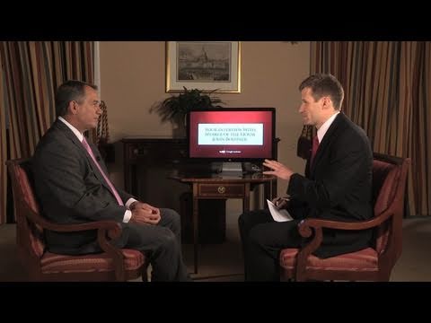 Your Interview with Speaker Boehner