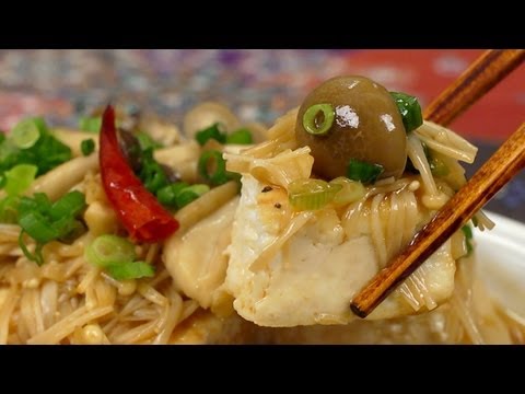 Tofu Steak with Mushroom Sauce Recipe 豆腐ステーキキノコソース 作り方レシピ