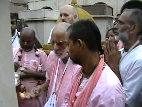 First half- Gurudeva at Rupa Goswami Samadhi (Parikrama)