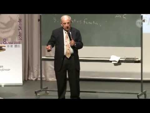 John Searle // Lecture 1: 