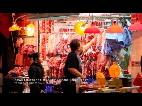 Old Street Market in Hong Kong