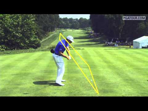 SwingVision: Hunter Mahan's tee shot in Round 3 of the AT&T National