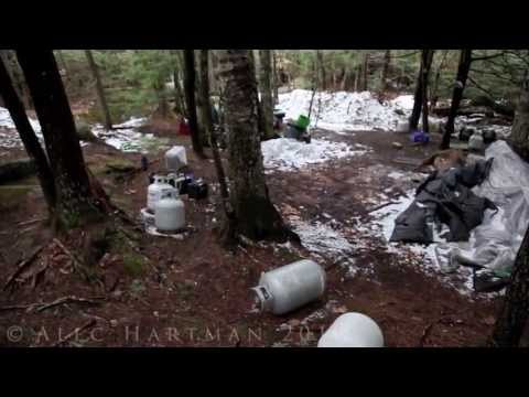 Tour of North Pond Hermit's Campsite - April 13th, 2013