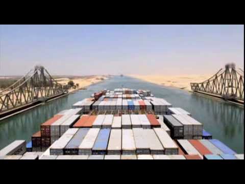 Timelapse of sailing down the Suez Canal