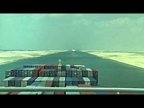 Suez Canal Time Lapse (HD)