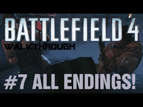 Battlefield 4 Gameplay Walkthrough ALL ENDINGS Part 7 Campaign Mission 7 SUEZ - BF4