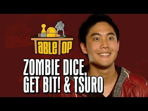 Zombie Dice, Get Bit! & Tsuro: Ryan Higa, Freddie Wong, Rod Roddenberry. TableTop Ep 3