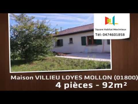 A vendre - Maison/villa - VILLIEU LOYES MOLLON (01800) - 4 pièces - 92m²