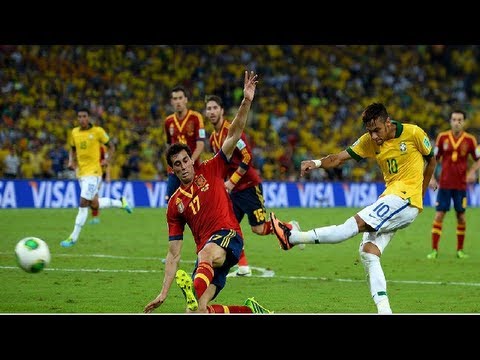 Neymar vs. Spain | 2013 Confederation Cup | 1/7/13 | HD