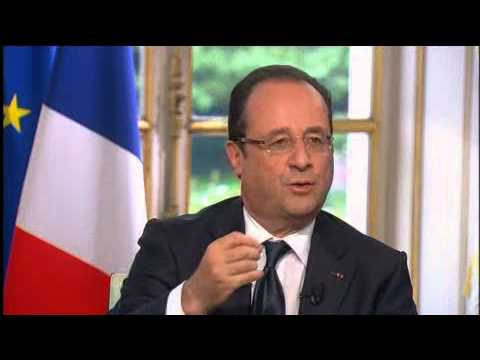 Interview du président français François Hollande / Syrie -TV5monde