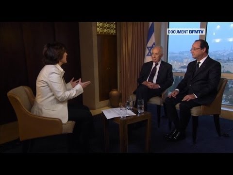 L'intégrale de l'interview exclusive de François Hollande et Shimon Peres sur BFMTV - 18/11