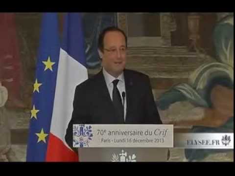 François Hollande se moque de l'Algérie lors d'un discours au CRIF