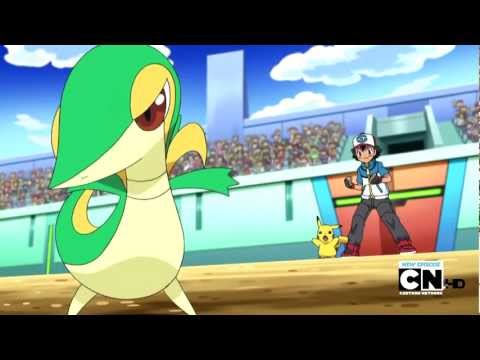 Pokémon Black and White 42 - Cilan Versus Trip, Ash Versus Georgia! - 720p