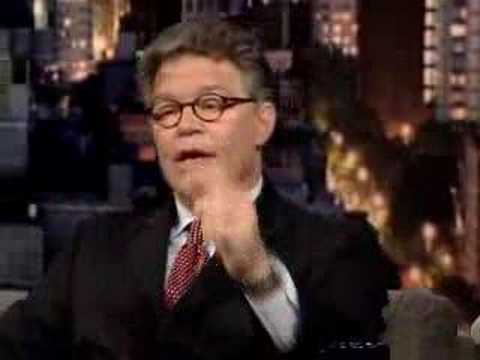 Al Franken on Letterman 9.1.06 Part 1 of 3