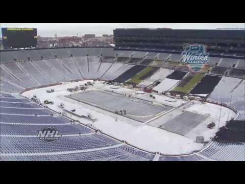 2014 Bridgestone NHL Winter Classic time lapse - 12/20/13