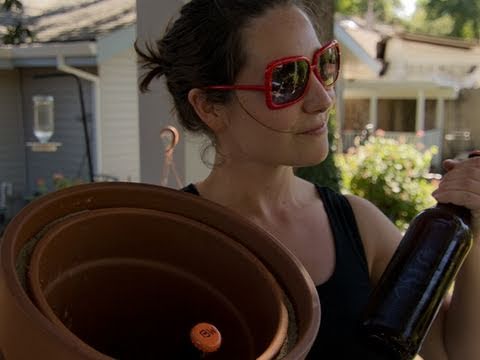 Flower Pot Fridge!