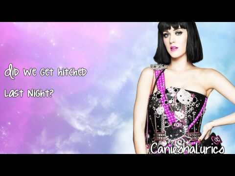 Katy Perry - Waking Up In Vegas (Lyrics Video) HD