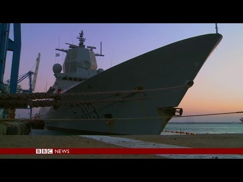 EXCLUSIVE ACCESS - ON BOARD WARSHIP REMOVING SYRIA'S CHEMICAL WEAPONS - BBC NEWS