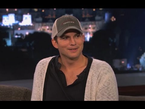 Ashton Kutcher on Jimmy Kimmel Live PART 1