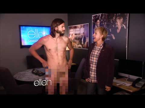 Ashton Kutcher Gets Naked