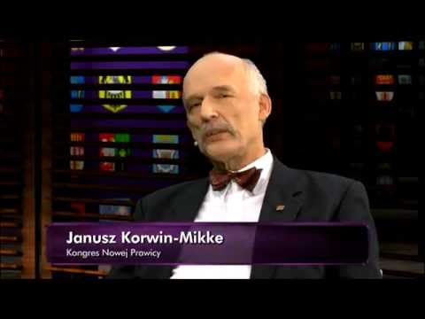 Janusz Korwin-Mikke kłóci się z Moniką Richardson (13.03.2012)