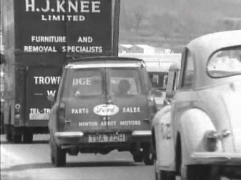 Holiday traffic, Devon 1970s