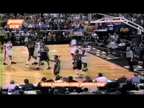 Allen Iverson LAST college game G'Town vs Marcus Camby the UMass *DUNK over Camby