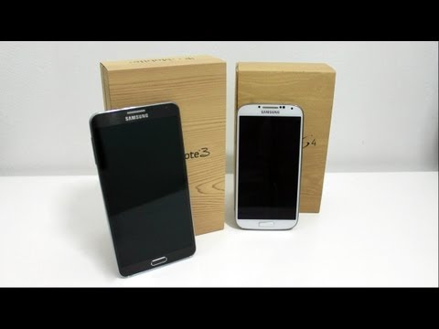 Galaxy Note 3 vs Galaxy S4 Speed Test