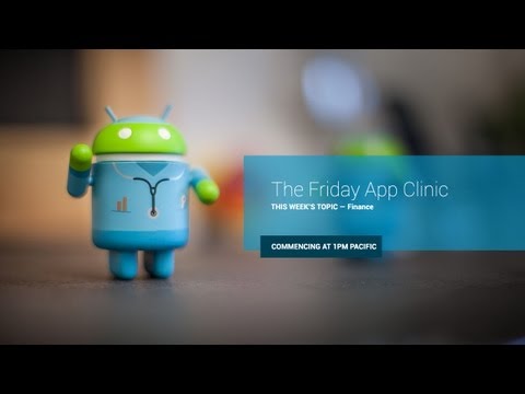 The Friday App Clinic: Finance