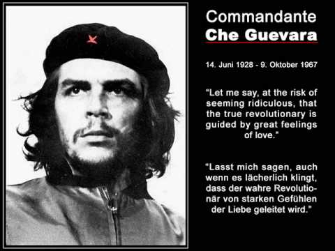 Che Guevara various speeches - English and German subtitles