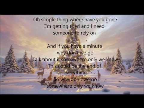 lily allen somewhere only we know lyrics