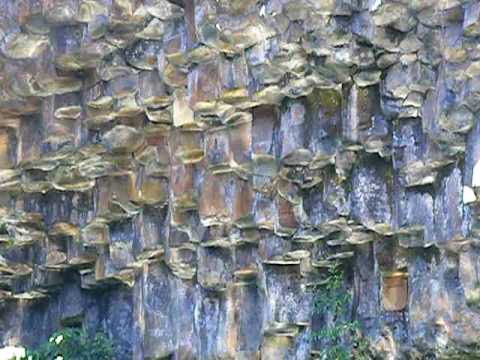 Columnar Basalt Iron Oxide II Reflecting Sunlight.avi