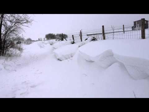 Winter 2013- Snow in West Yorkshire Dales, Halifax, Norton Tower