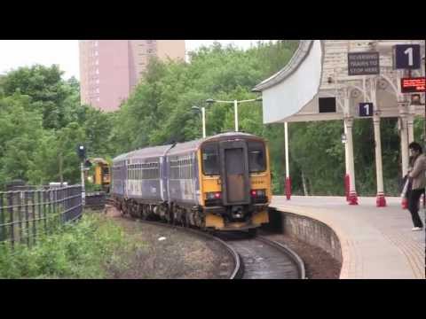 Halifax Railway Station, West Yorkshire, UK - 12th June, 2012 (720 HD)