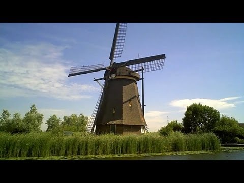 HOLLAND: Kinderdijk -19 Dutch windmills [HD]