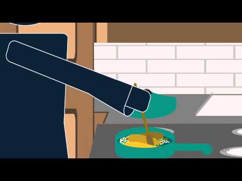 Cooking fire safety (Spanish)