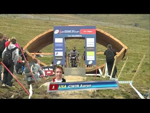 Gee Atherton, Aaron Gwin at Fort William 2011