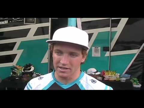 2009 Bromont World Cup Downhill - Greg Minnaar, Aaron Gwin & Sabrina Jonnier Interviews