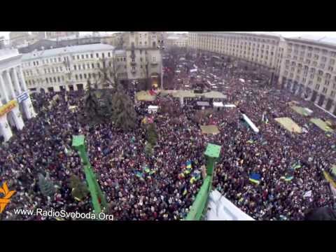 Ukraine's capital Kiev gripped by huge pro-EU demonstration - 08.12.2013