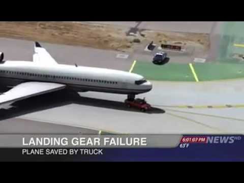 Must See Plane Landing Saved by a Truck