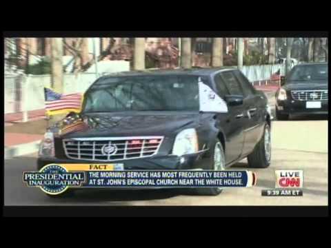 President Obama Motorcade St. John's Episcopal Church Departure Inauguration Day (January 21, 2013)