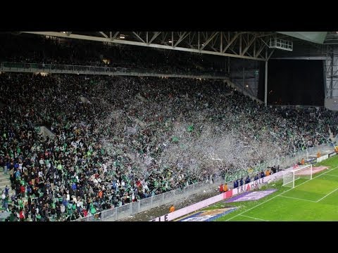 AS Saint Étienne 1:2 Olympique Lyon 10.11.2013 Kop Nord/Sud