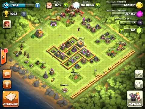 #1 Construire une ville farming HDV lv 5 Clash Of Clans