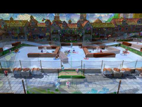 M&S Sochi 2014 Mario vs Sonic on (Snow Day Street Hockey) HD