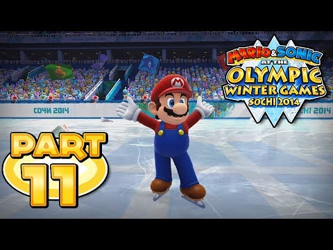 Mario and Sonic at the Sochi 2014 Olympic Winter Games - Part 11 - Figure Skating Singles